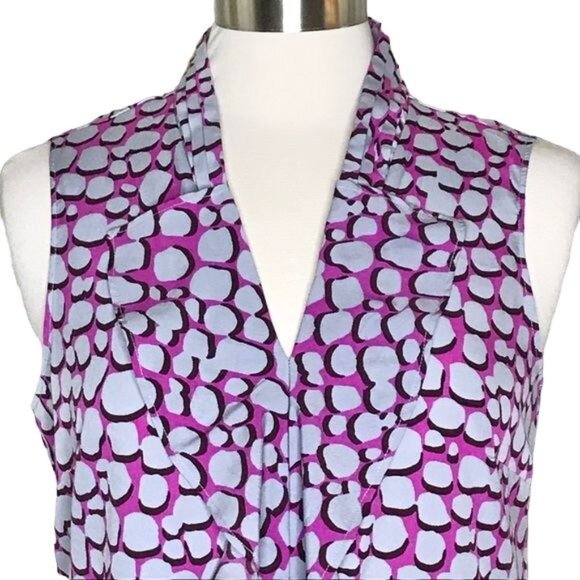 Banana Republic M sleeveless blouse gray - Picture 2 of 7